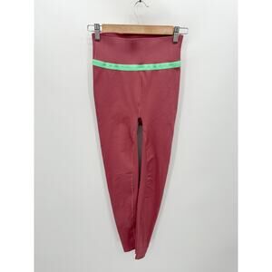 Fabletics Rose Clay Pink SculptKnit High-Waisted Cut-out Legging Women Large